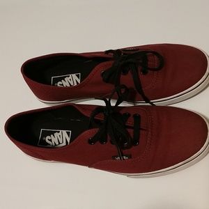 Burgundy Vans